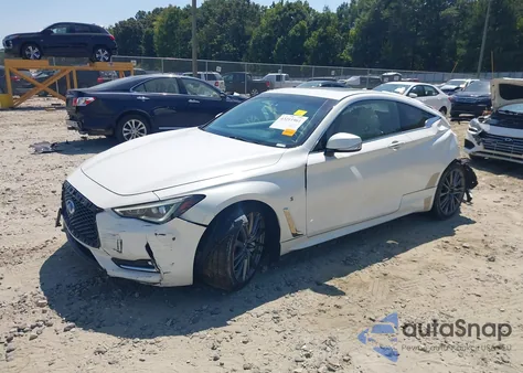 2017 Infiniti Q60 3.0T Red Sport 400 from USA, damaged, VIN JN1FV7EK8HM610539